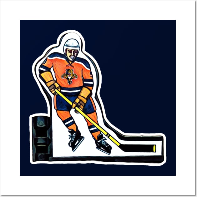 Coleco Table Hockey Players - Florida Panthers Wall Art by mafmove